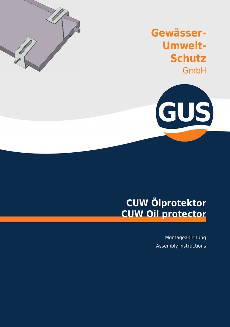 GUS CUW-1-S Assembly instructions