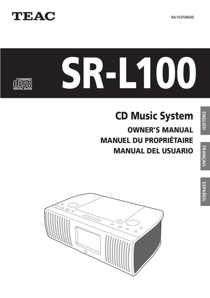 Teac SR-L100 User manual