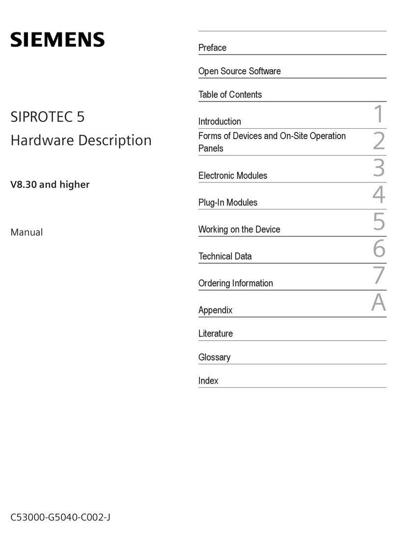 Siemens SIPROTEC 5 V8.30 User manual