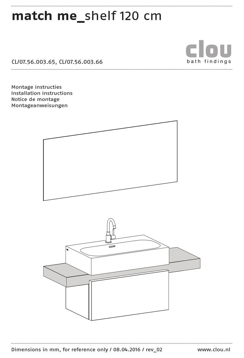 Clou match me CL/07.56.003.65 User manual