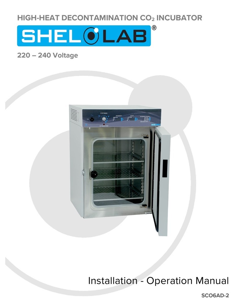 Shel lab SCO6AD-2 Installation & operation manual