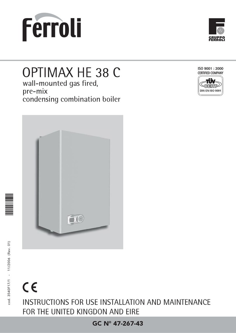 Ferroli OPTIMAX HE 38 C Troubleshooting guide