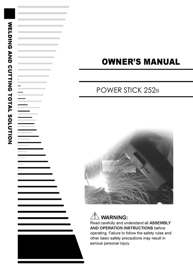 HUGONG POWER STICK 252III owner's manual