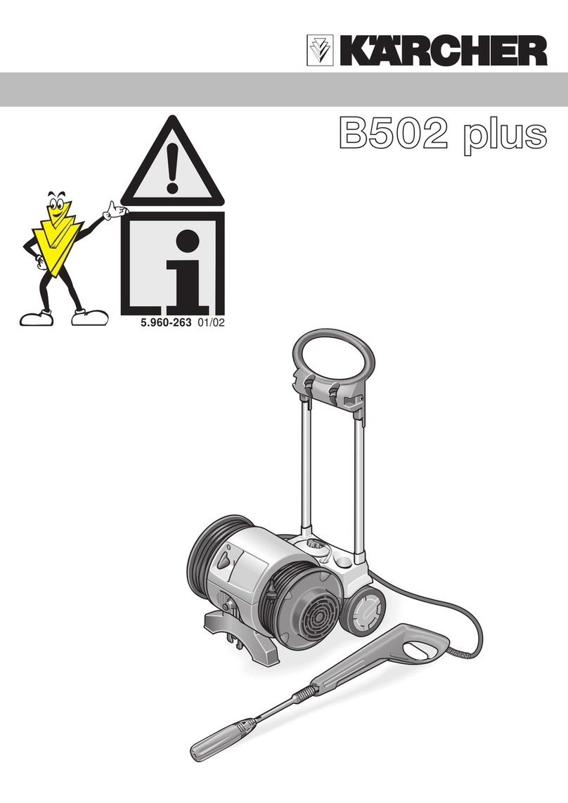 Kärcher B502 plus User manual