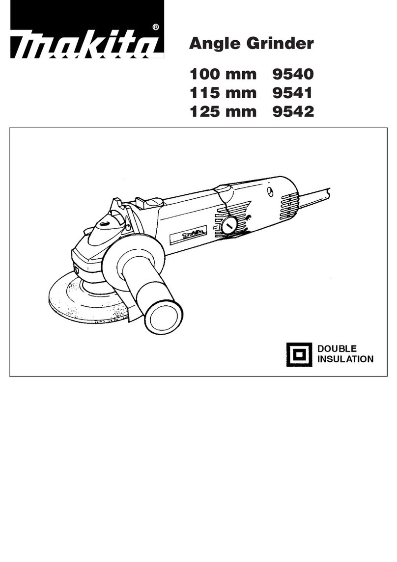 Makita 9542 User manual Makita 9542 User manual