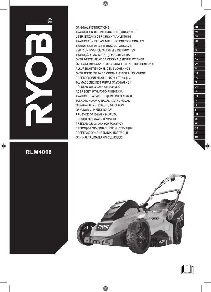 Ryobi RLM4018 Original instructions