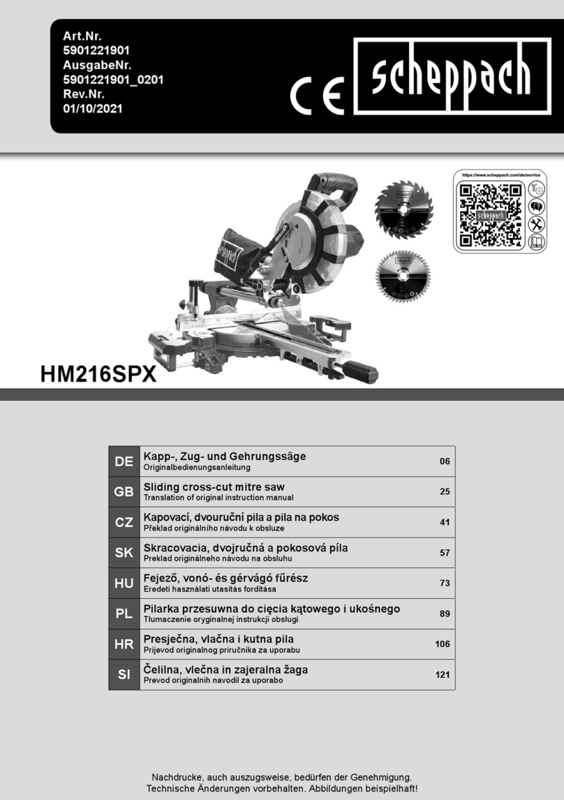 Scheppach HM216SPX Instructions for use