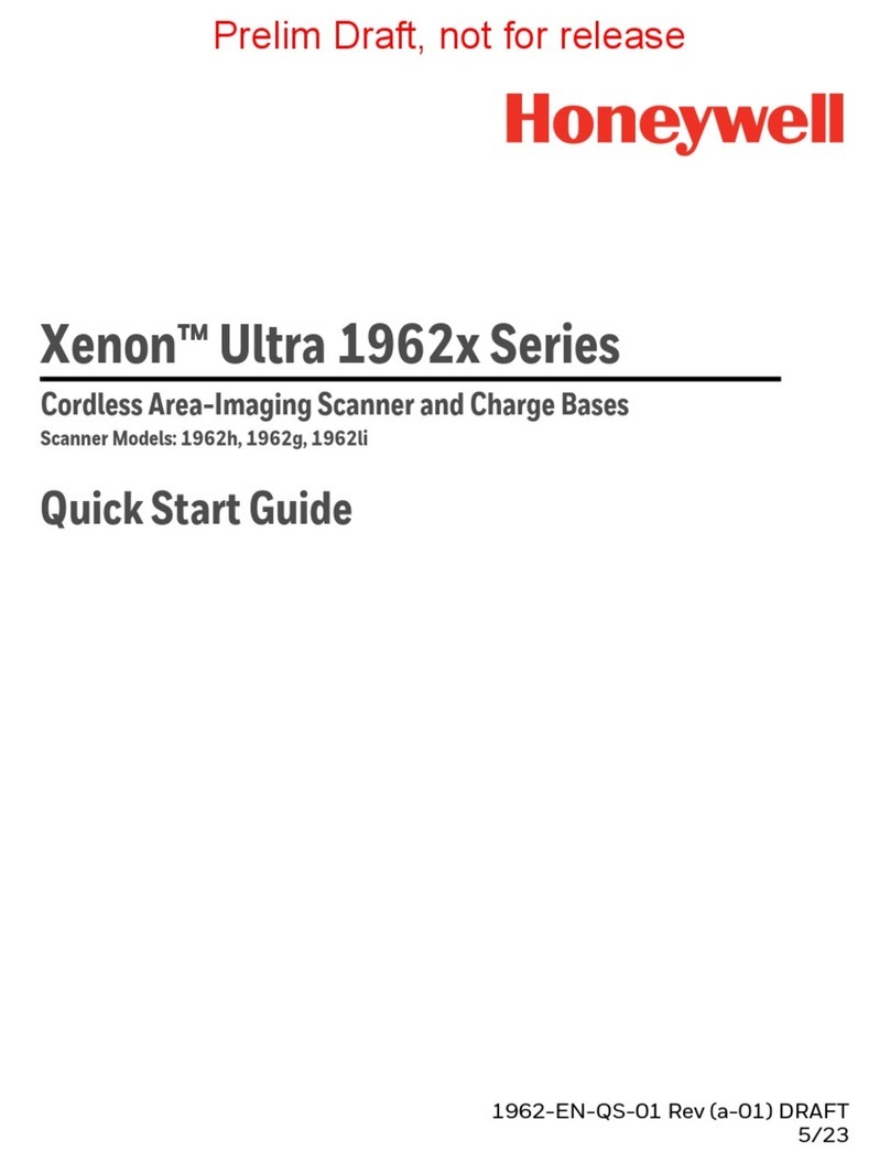 Honeywell Xenon Ultra 1962 Series User manual Honeywell Xenon Ultra 1962 Series User manual