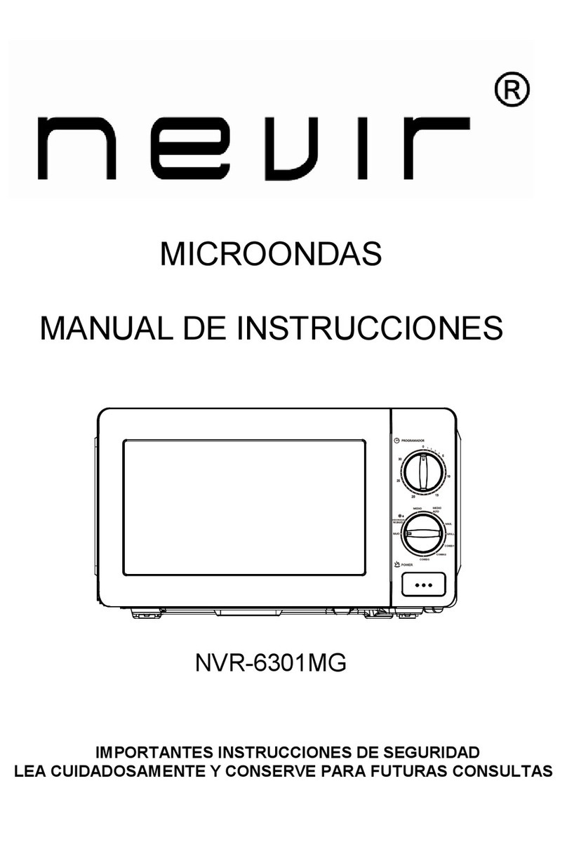Nevir NVR-6301MG user manual