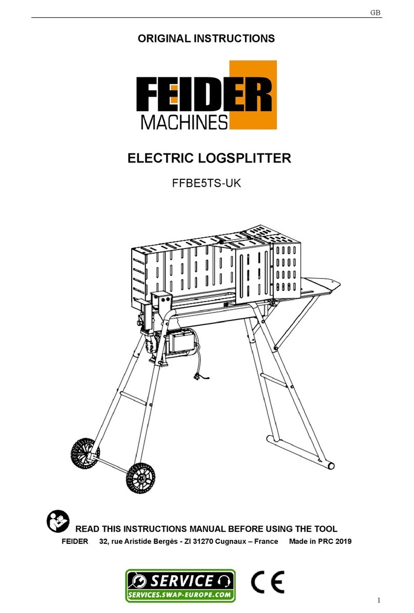 Feider Machines FFBE5TS-UK Original instructions