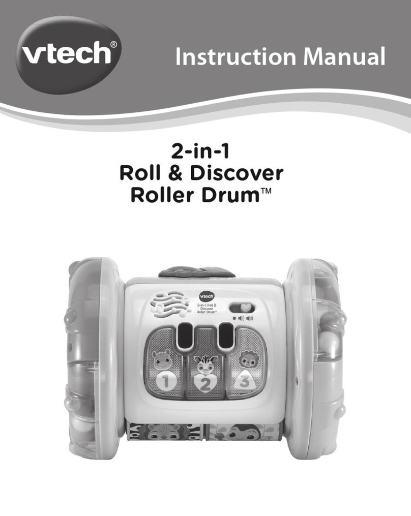 V-tech 2-in-1 Roll & Discover Roller Drum User manual