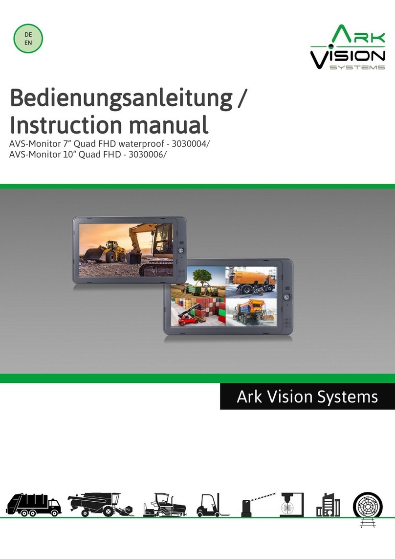 Ark Vision Systems AVS-Monitor 7 Quad FHD instruction manual