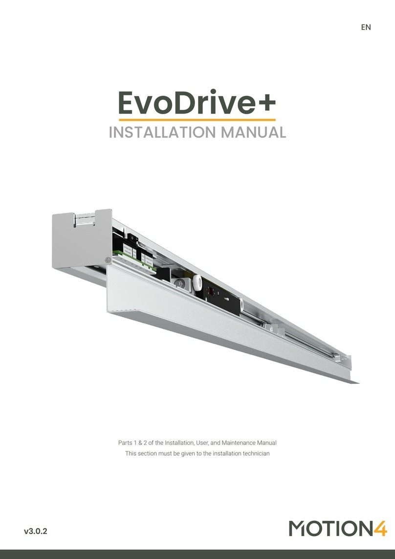 MOTION4 EvoDrive+ installation manual MOTION4 EvoDrive+ installation manual