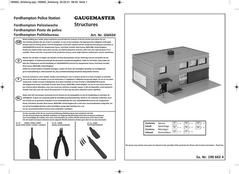 GAUGEMASTER Structures GM434 User manual