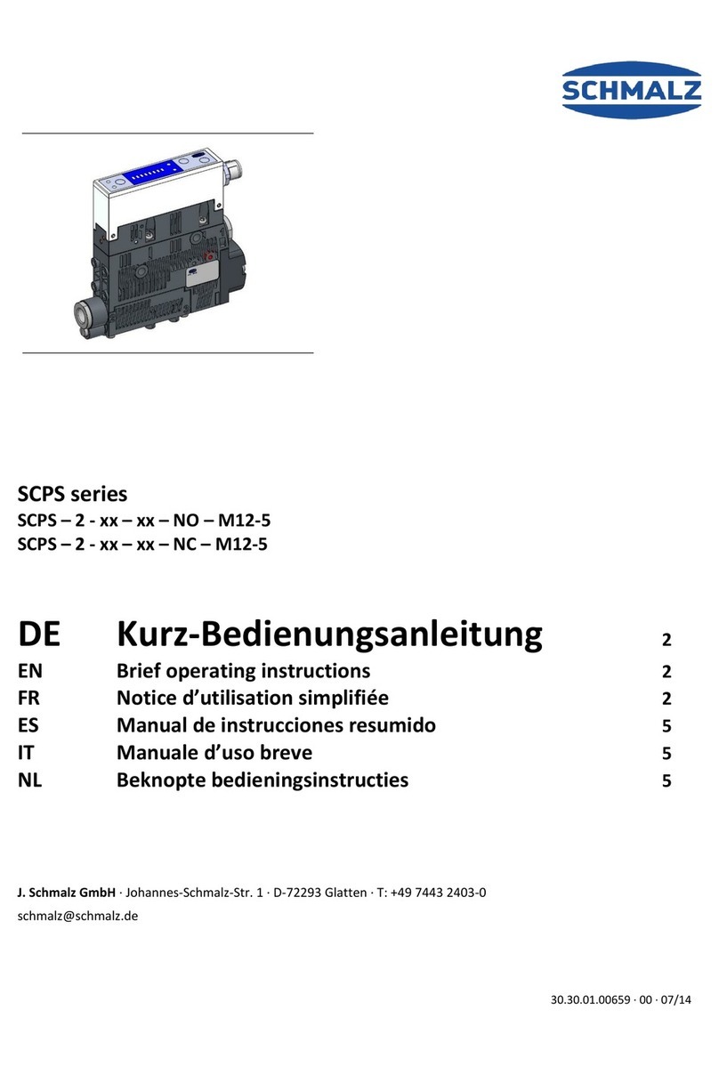 Schmalz SCPS Series Technical specifications Schmalz SCPS Series Technical specifications