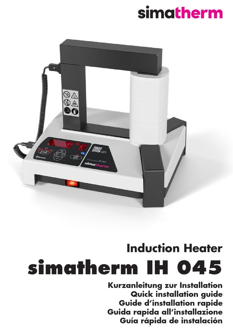 simatherm IH 045 Quick installation guide