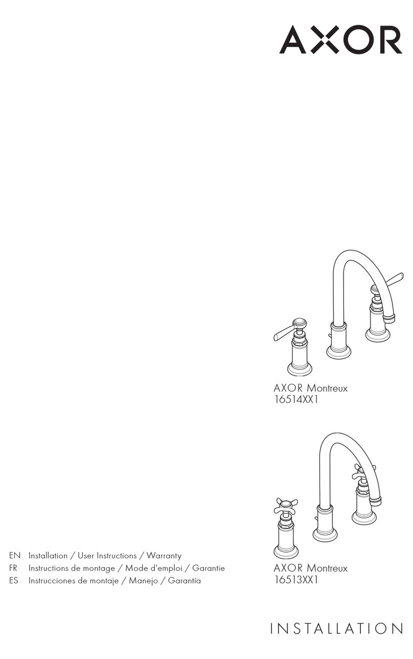 Axor Montreux 16514 1 Series Instruction Manual