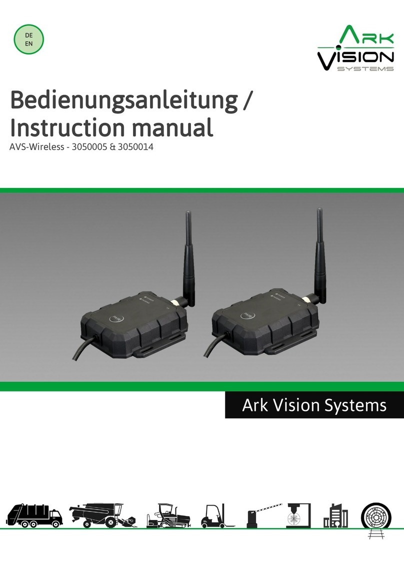 Ark Vision Systems AVS-Wireless instruction manual