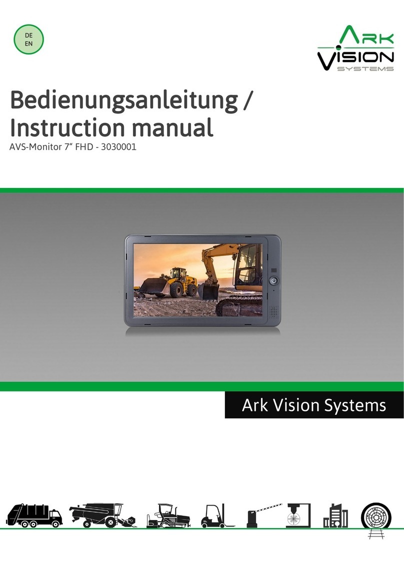 Ark Vision Systems AVS-Monitor 7 FHD instruction manual Ark Vision Systems AVS-Monitor 7 FHD instruction manual