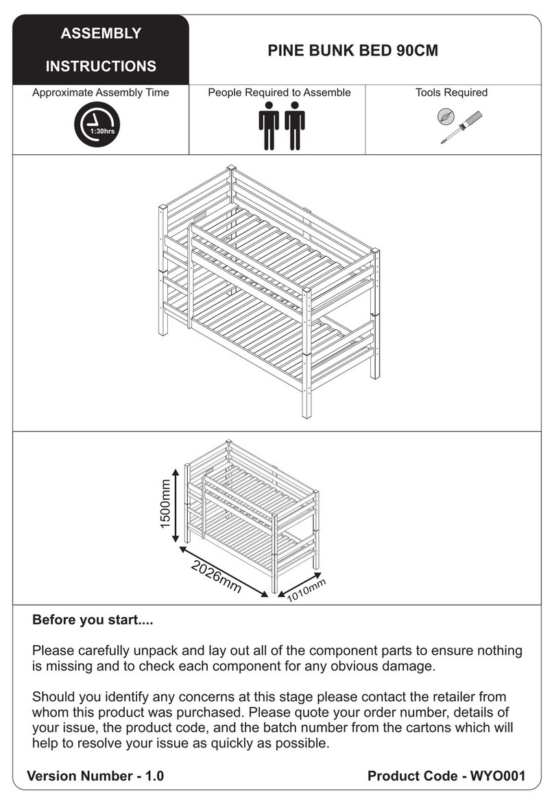 Julian Bowen Limited WYO001 User manual Julian Bowen Limited WYO001 User manual