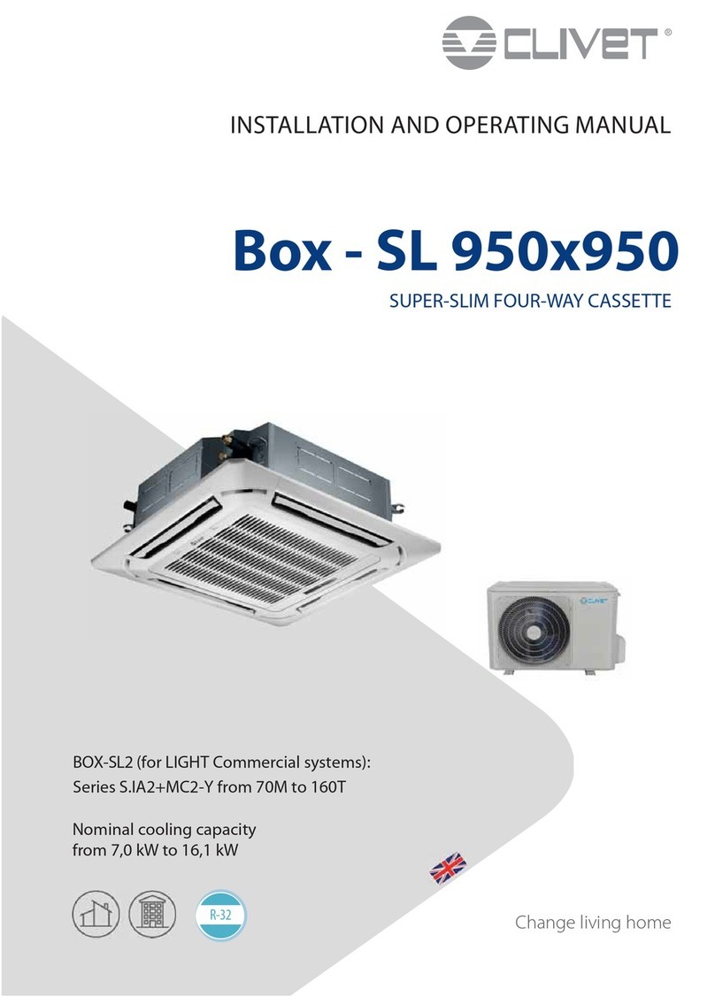 CLIVET Box - SL 950x950 User manual