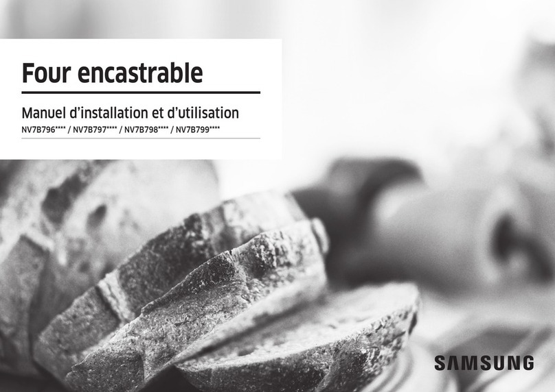 Samsung NV7B796 Series User & installation manual