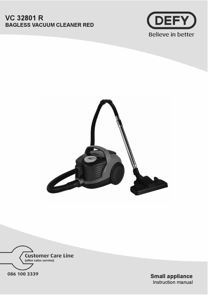 Defy VC 32801 R instruction manual