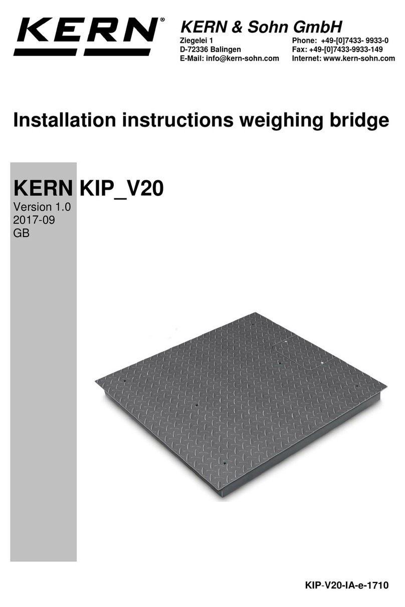 KERN KIP-V20 User manual