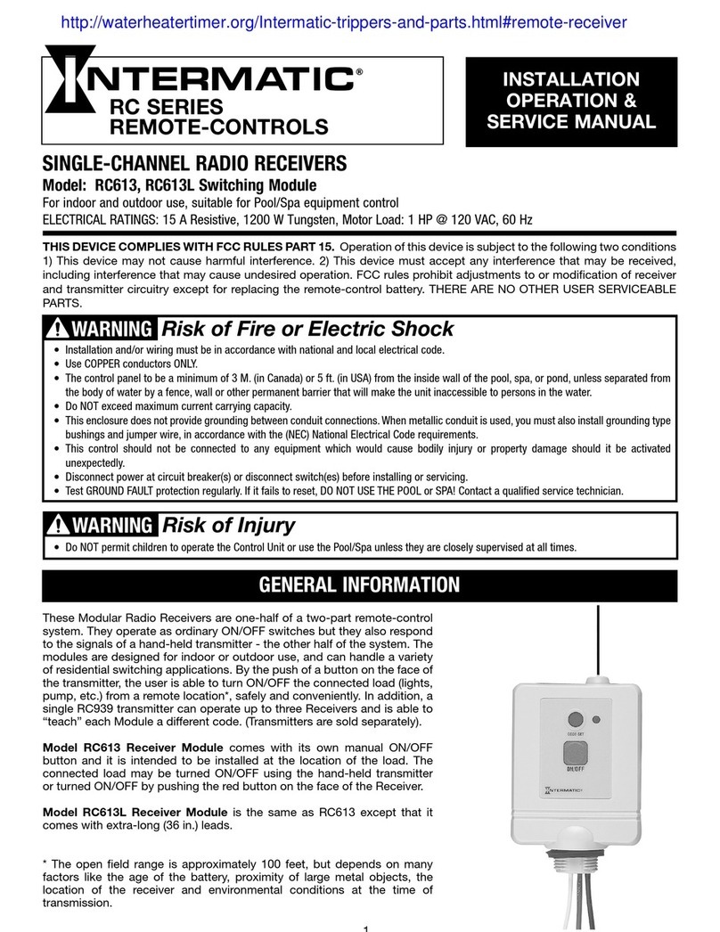 Intermatic RC613L Manual