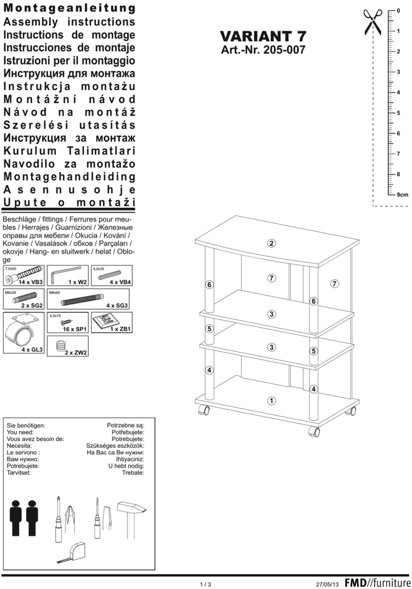 FMD Furniture VARIANT 7 Assembly instructions
