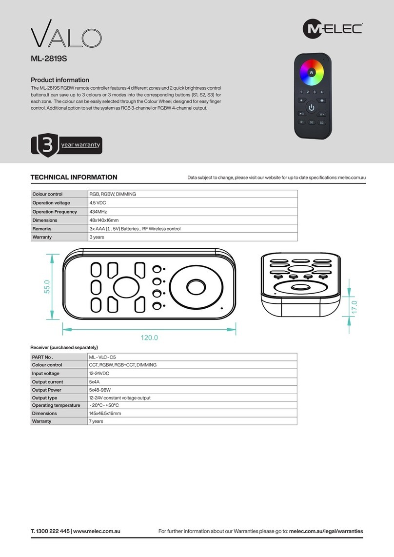 M-Elec VALO ML-2819S quick start guide