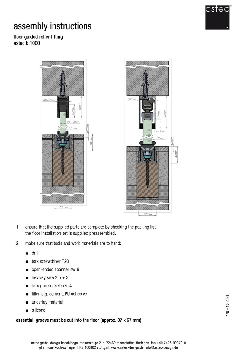 ASTEC b.1000 Assembly instructions