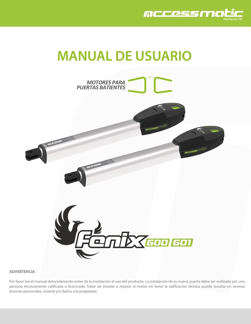 Accessmatic Fenix 600 manual Accessmatic Fenix 600 manual