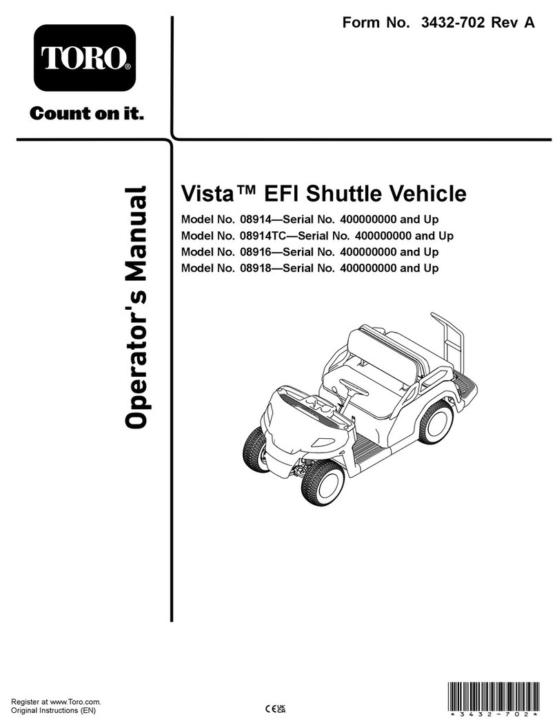 Toro Vista 08914 Operator's manual Toro Vista 08914 Operator's manual