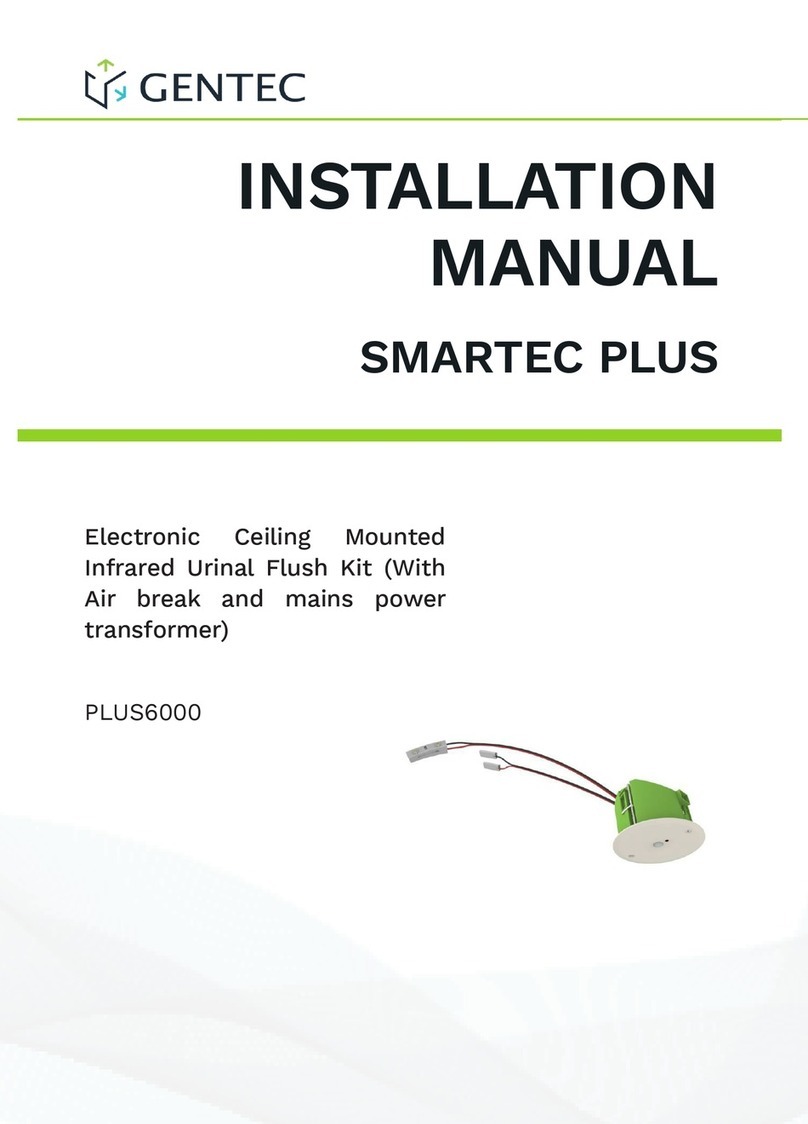 Gentec SMARTEC PLUS installation manual Gentec SMARTEC PLUS installation manual
