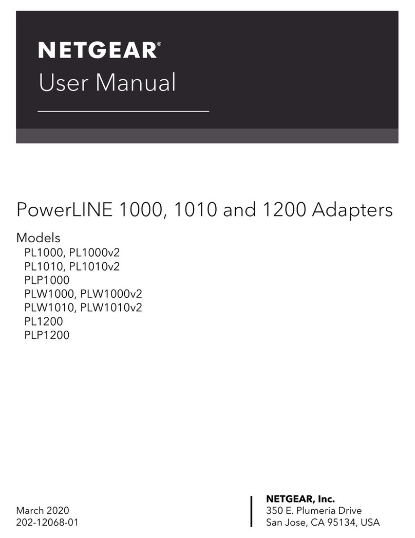 NETGEAR PowerLINE 1000 Series User manual