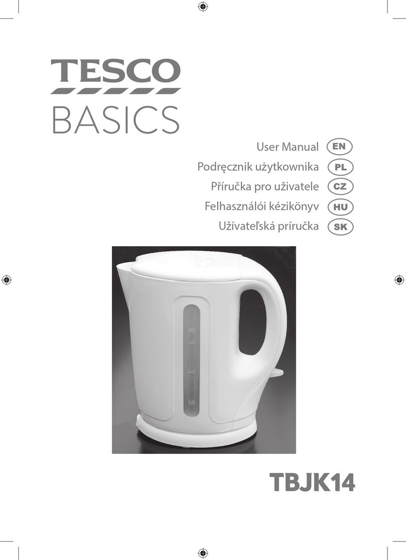Tesco BASICS TBJK14 user manual