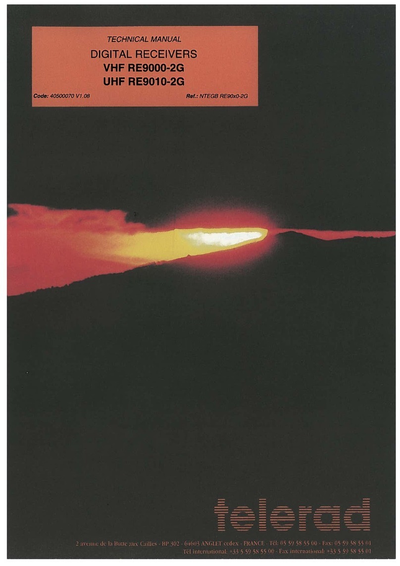 TELERAD RE9000-2G Technical manual