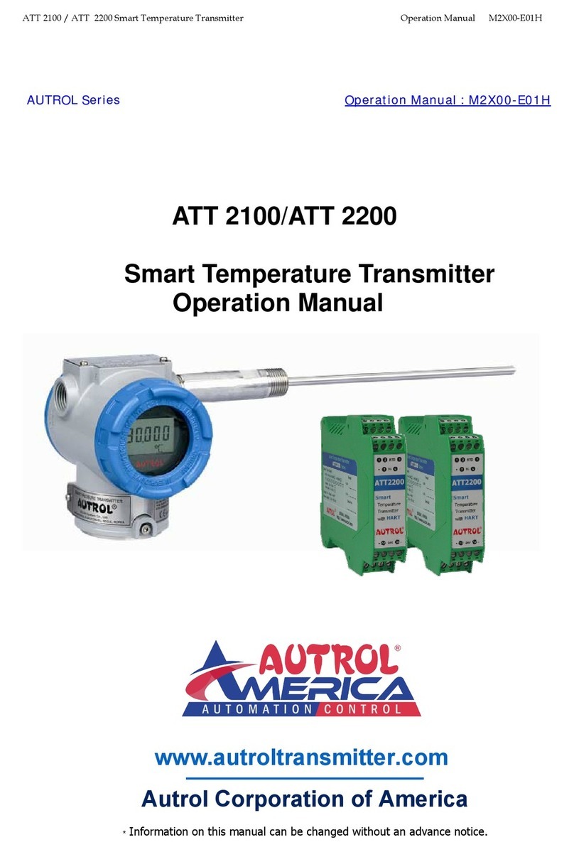 Autrol ATT2100 User manual Autrol ATT2100 User manual