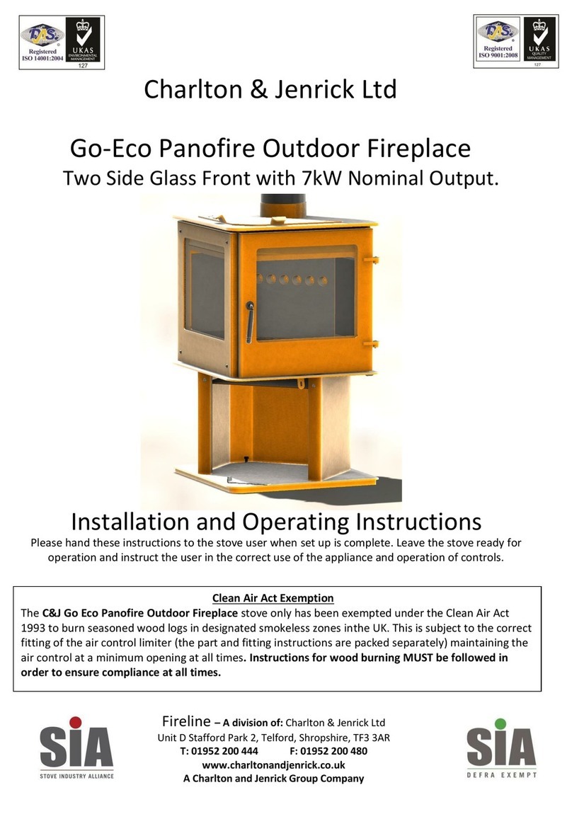 SIA Go-Eco Panofire Installation and operating instructions SIA Go-Eco Panofire Installation and operating instructions