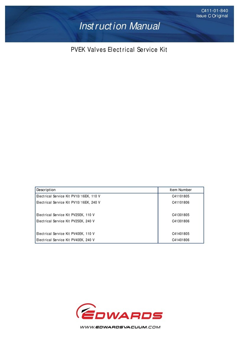 Edwards PV10/16EK instruction manual