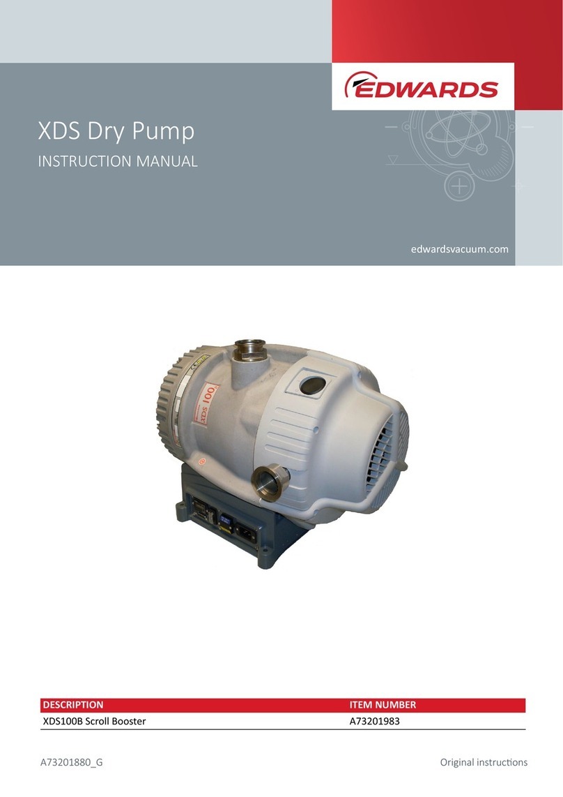 Edwards XDS100B User manual Edwards XDS100B User manual
