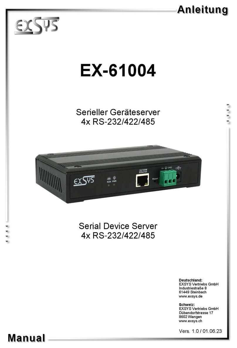 Exsys EX-61004 User manual
