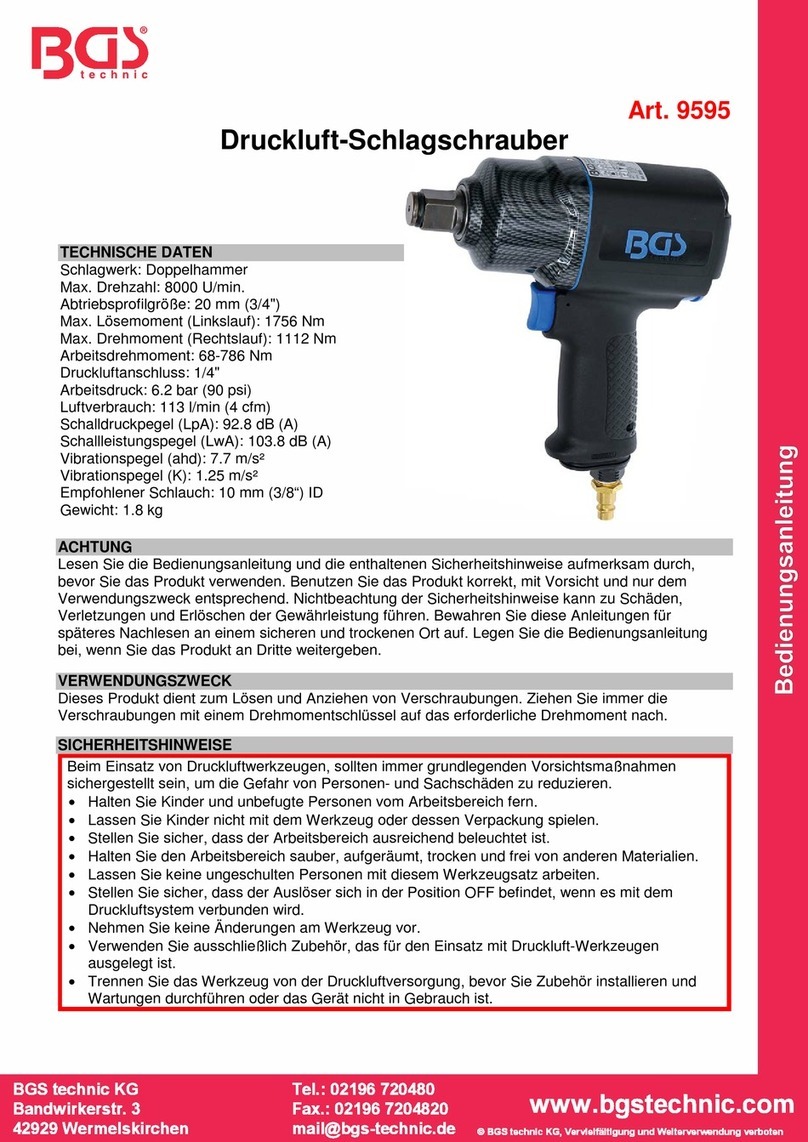 BGS technic 9595 User manual