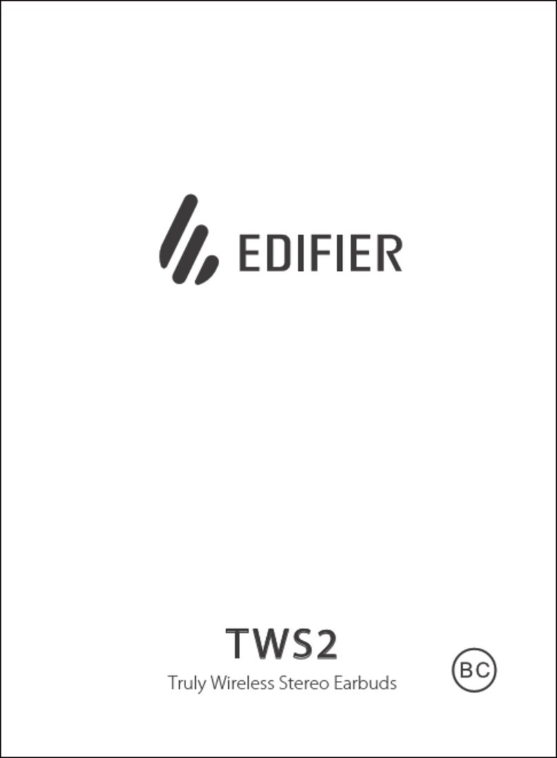 EDIFIER TWS2 Quick start guide