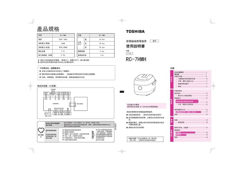 Toshiba RC-7HMH User manual