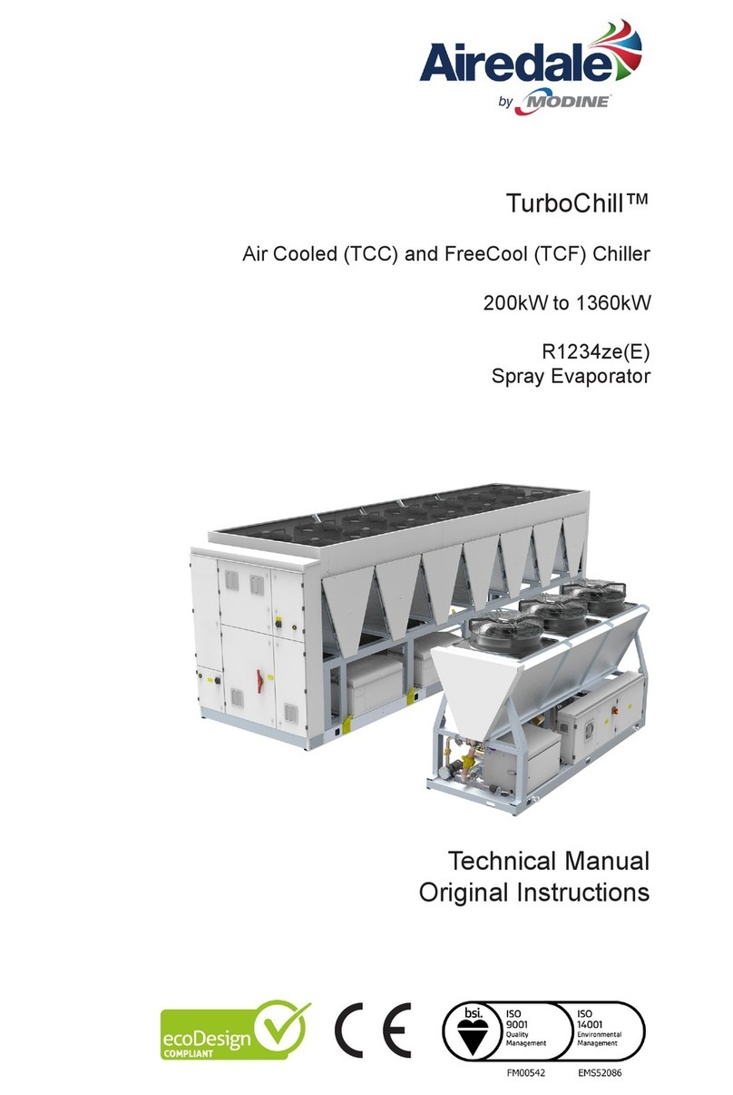 Modine Manufacturing Airedale TurboChill R1234ze manual