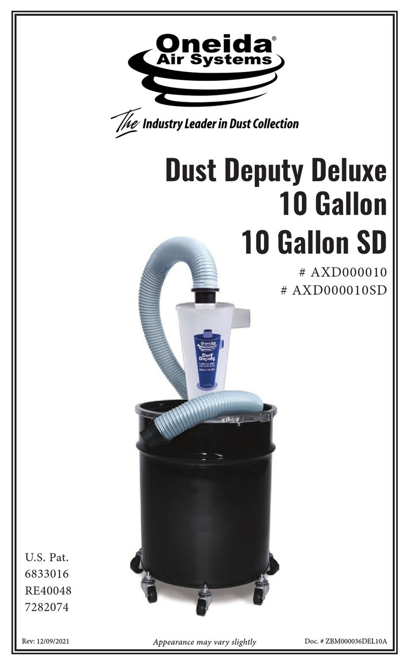 Oneida Air Systems 10 Gallon User manual