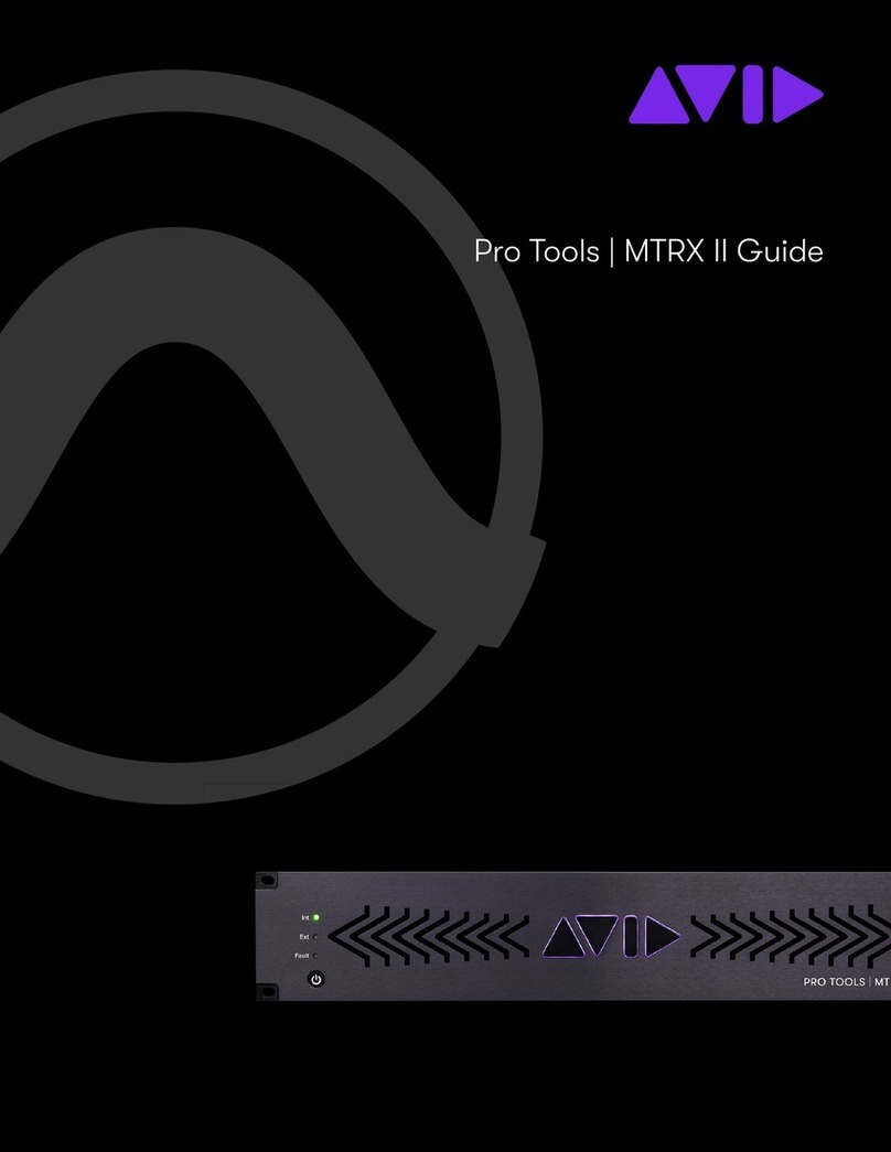 Pro-tools MTRX II User manual