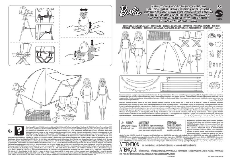 Mattel Barbie HGC18 instructions Mattel Barbie HGC18 instructions